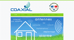 Desktop Screenshot of antenne-coaxial.fr