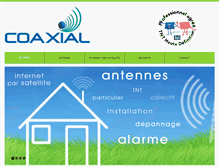 Tablet Screenshot of antenne-coaxial.fr